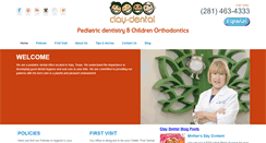 Desktop Screenshot of claydental.net